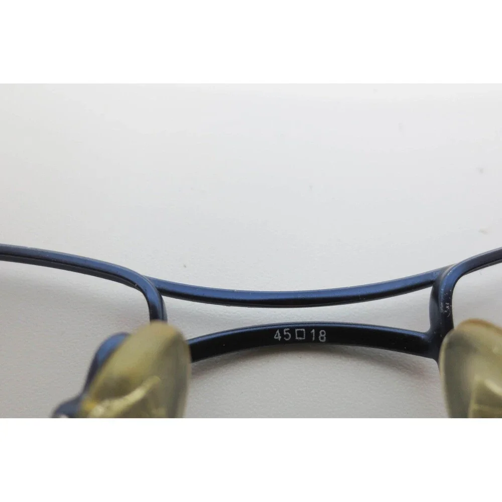 SpongeBob SquarePants Eyeglasses Bay Pirate BLU 125 Blue Rectangle Metal Frames